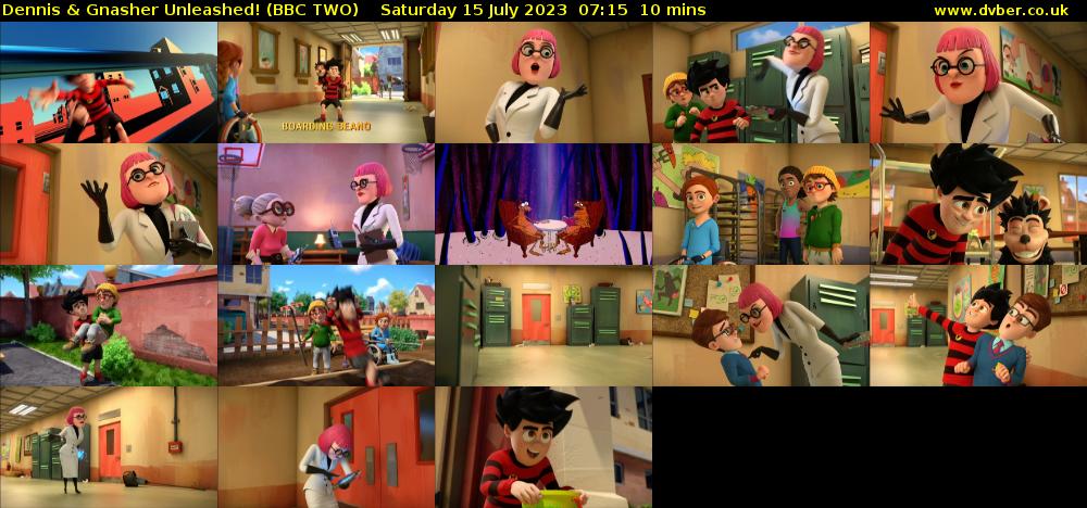 Dennis & Gnasher Unleashed! (BBC TWO) Saturday 15 July 2023 07:15 - 07:25