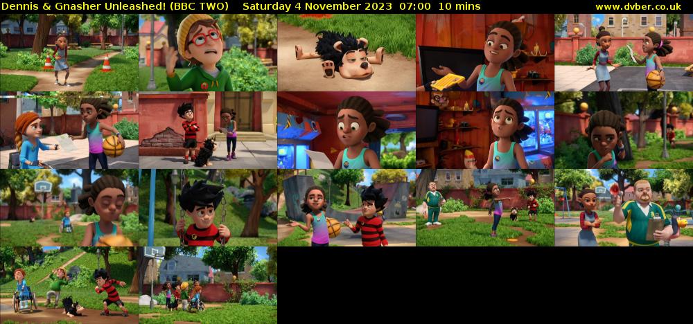 Dennis & Gnasher Unleashed! (BBC TWO) Saturday 4 November 2023 07:00 - 07:10