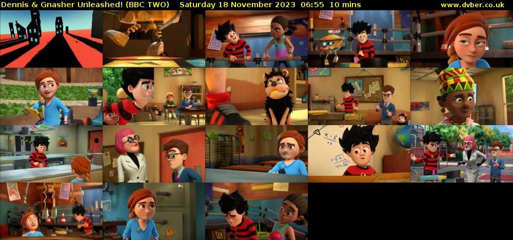 Dennis & Gnasher Unleashed! (BBC TWO) Saturday 18 November 2023 06:55 - 07:05