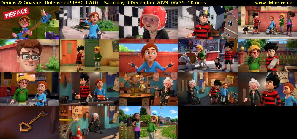 Dennis & Gnasher Unleashed! (BBC TWO) Saturday 9 December 2023 06:35 - 06:45