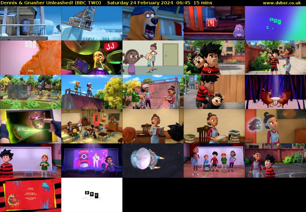 Dennis & Gnasher Unleashed! (BBC TWO) Saturday 24 February 2024 06:45 - 07:00