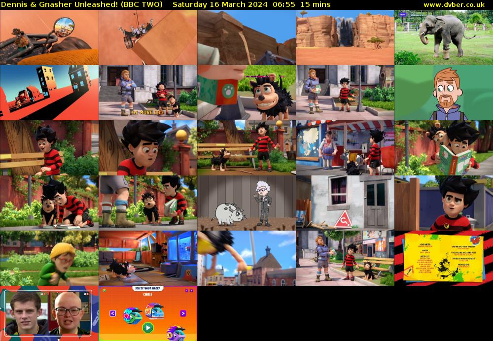 Dennis & Gnasher Unleashed! (BBC TWO) Saturday 16 March 2024 06:55 - 07:10