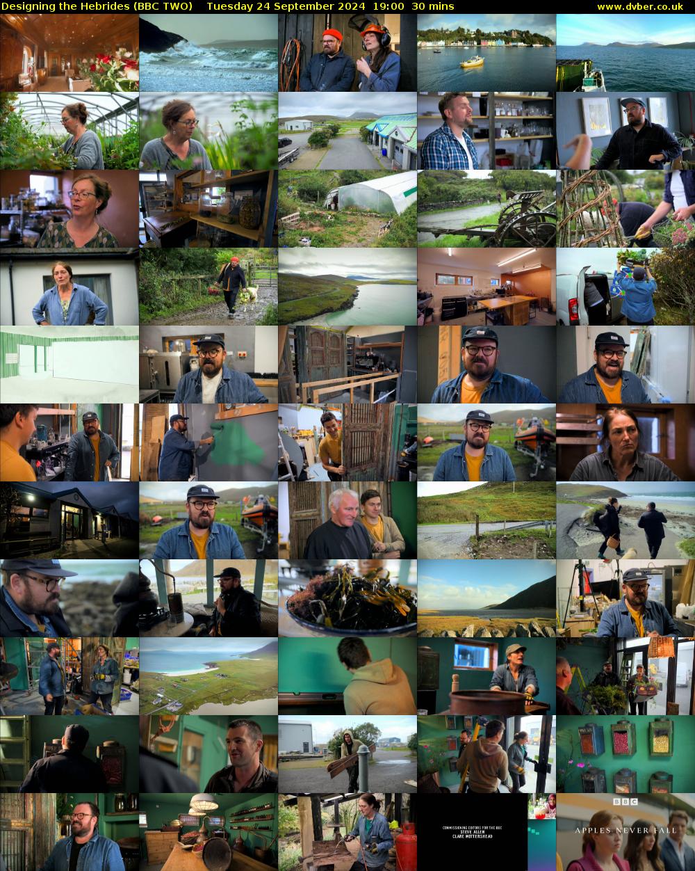 Designing the Hebrides (BBC TWO) Tuesday 24 September 2024 19:00 - 19:30