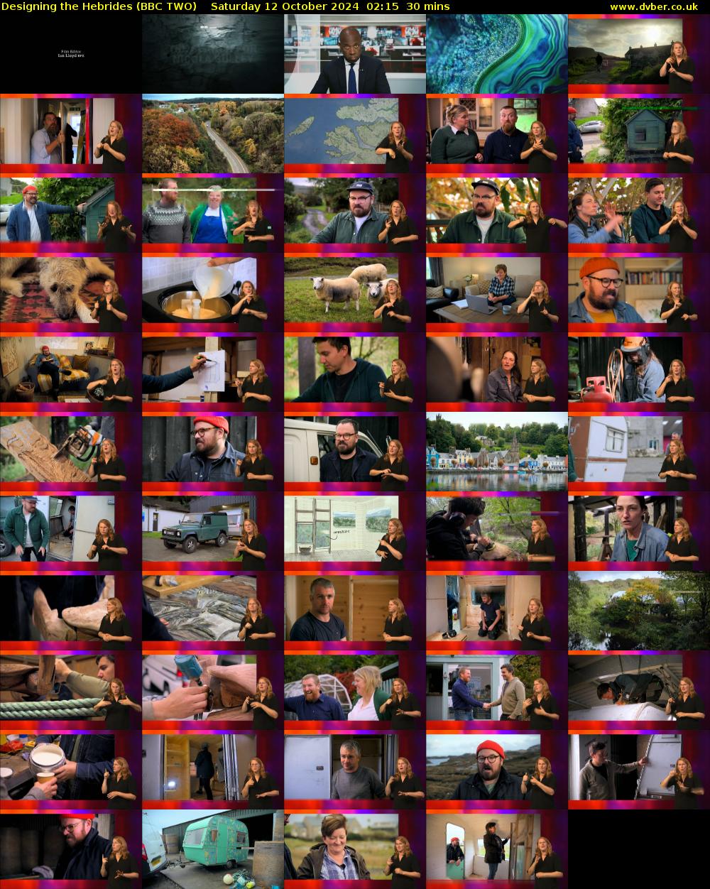 Designing the Hebrides (BBC TWO) Saturday 12 October 2024 02:15 - 02:45