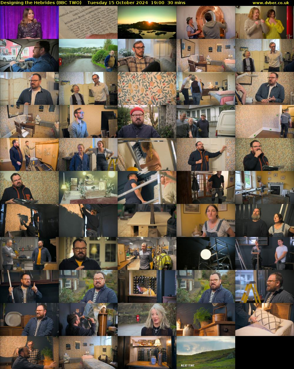 Designing the Hebrides (BBC TWO) Tuesday 15 October 2024 19:00 - 19:30