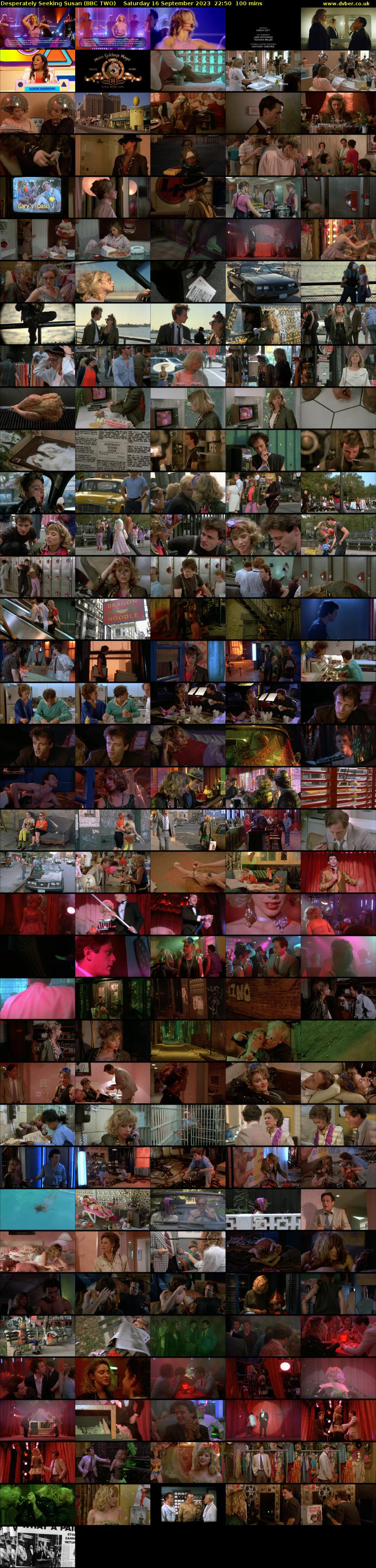 Desperately Seeking Susan (BBC TWO) Saturday 16 September 2023 22:50 - 00:30