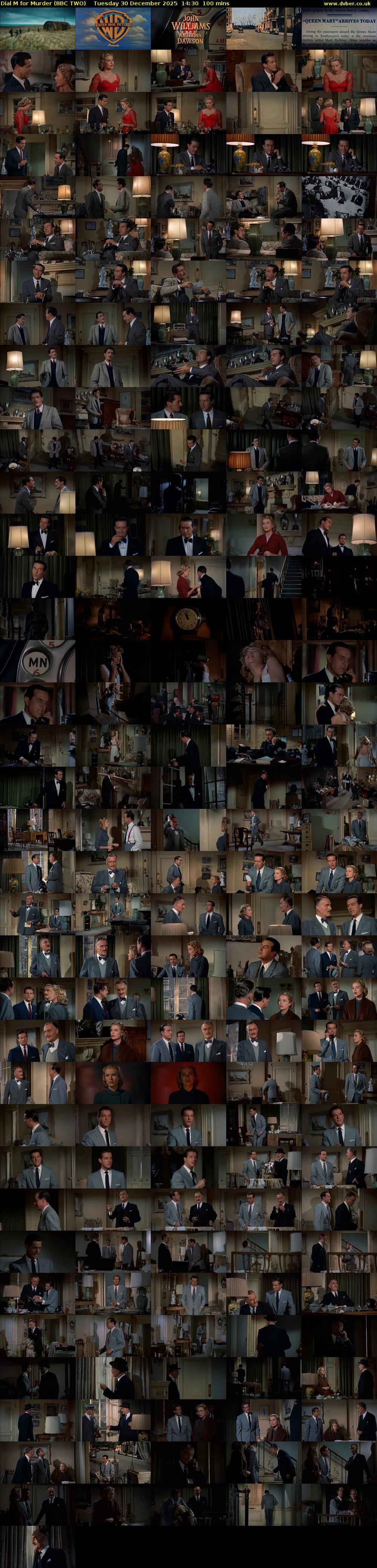 Dial M for Murder (BBC TWO) Tuesday 30 December 2025 14:30 - 16:10