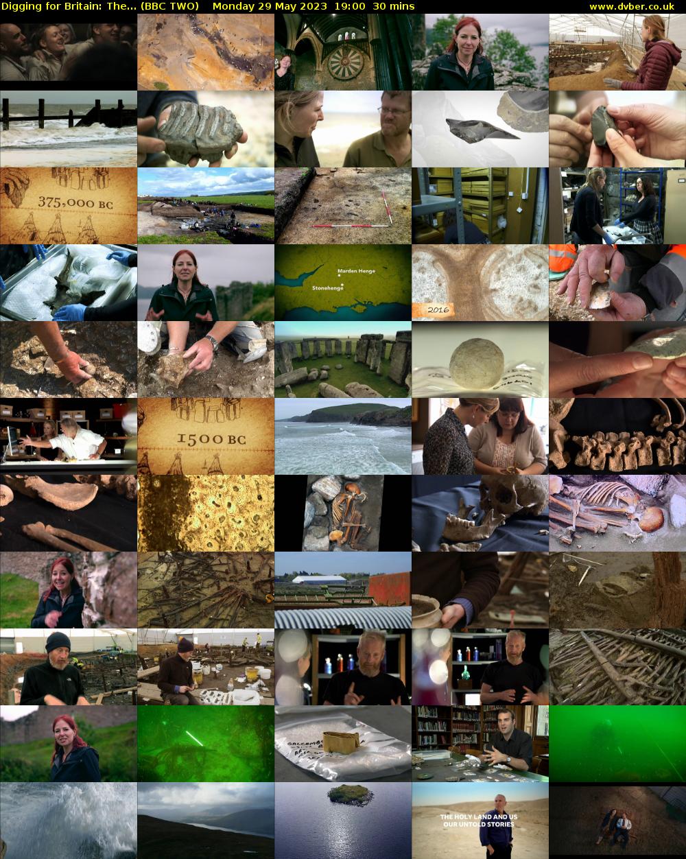 Digging for Britain: The... (BBC TWO) Monday 29 May 2023 19:00 - 19:30