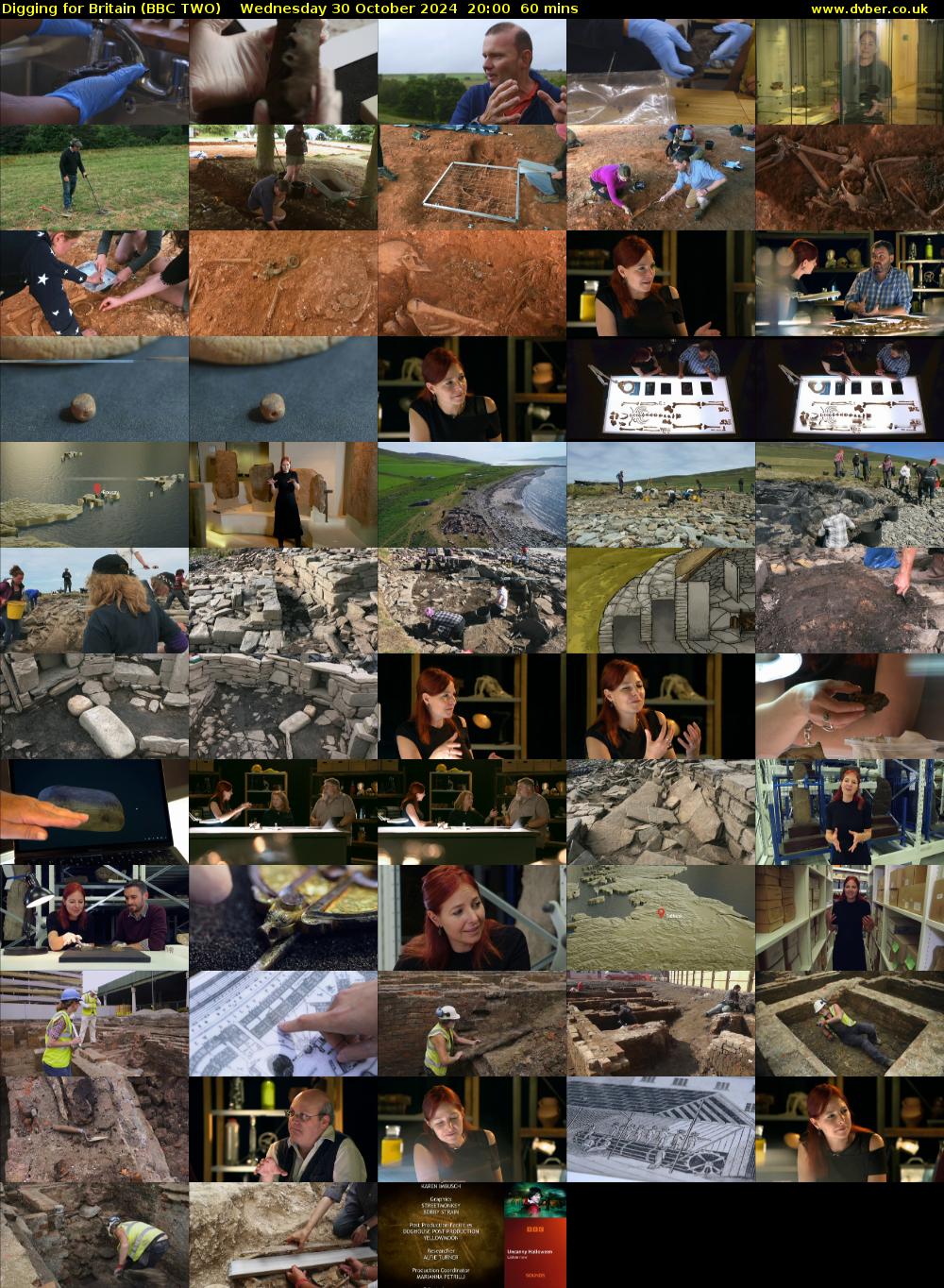 Digging for Britain (BBC TWO) Wednesday 30 October 2024 20:00 - 21:00