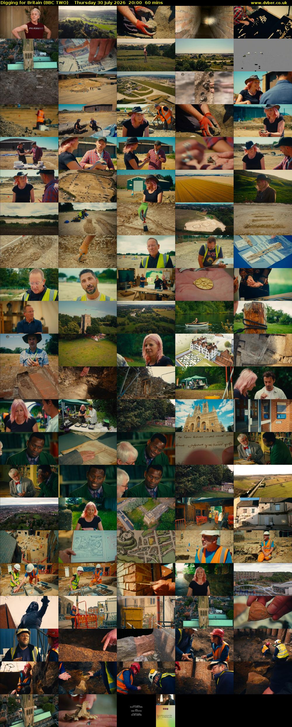 Digging for Britain (BBC TWO) Thursday 30 July 2026 20:00 - 21:00