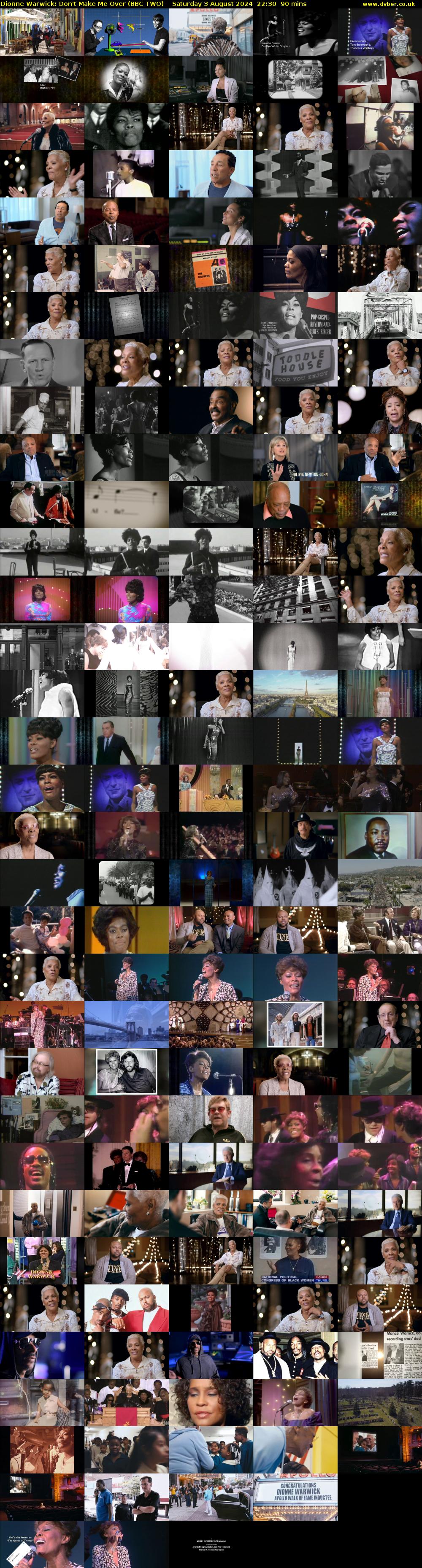 Dionne Warwick: Don't Make Me Over (BBC TWO) Saturday 3 August 2024 22:30 - 00:00