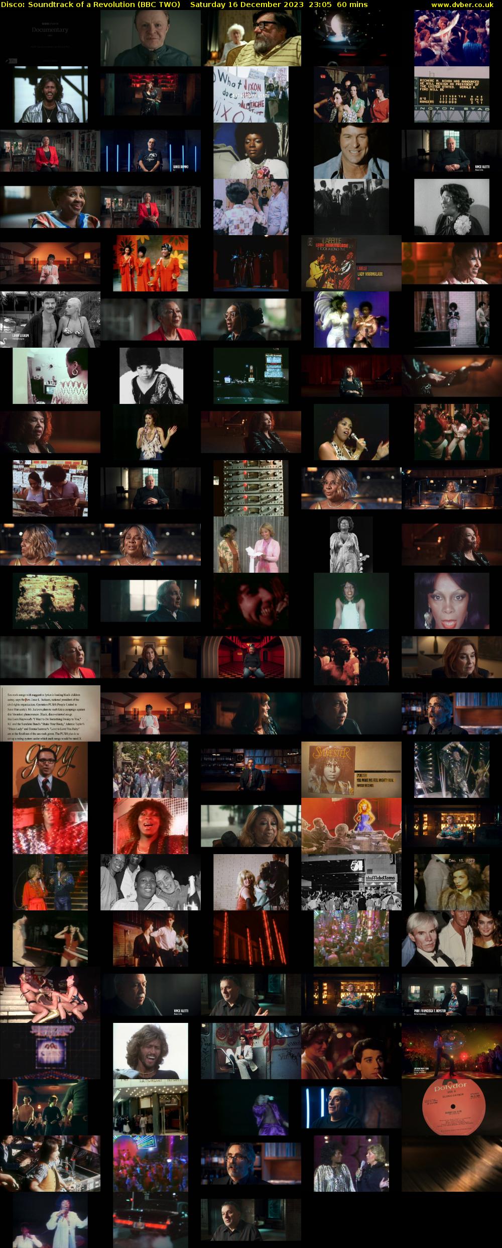 Disco: Soundtrack of a Revolution (BBC TWO) Saturday 16 December 2023 23:05 - 00:05
