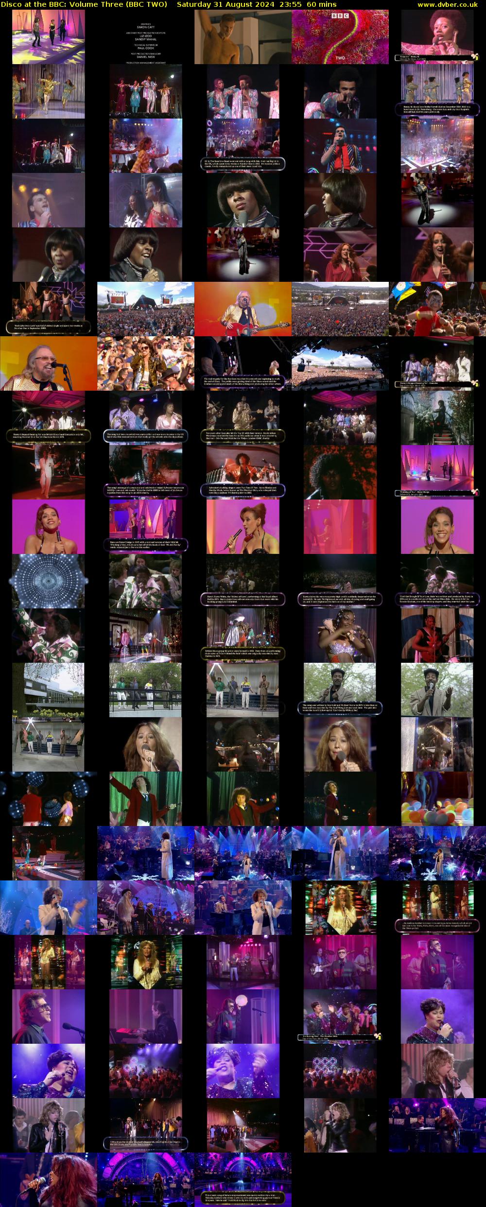 Disco at the BBC: Volume Three (BBC TWO) Saturday 31 August 2024 23:55 - 00:55