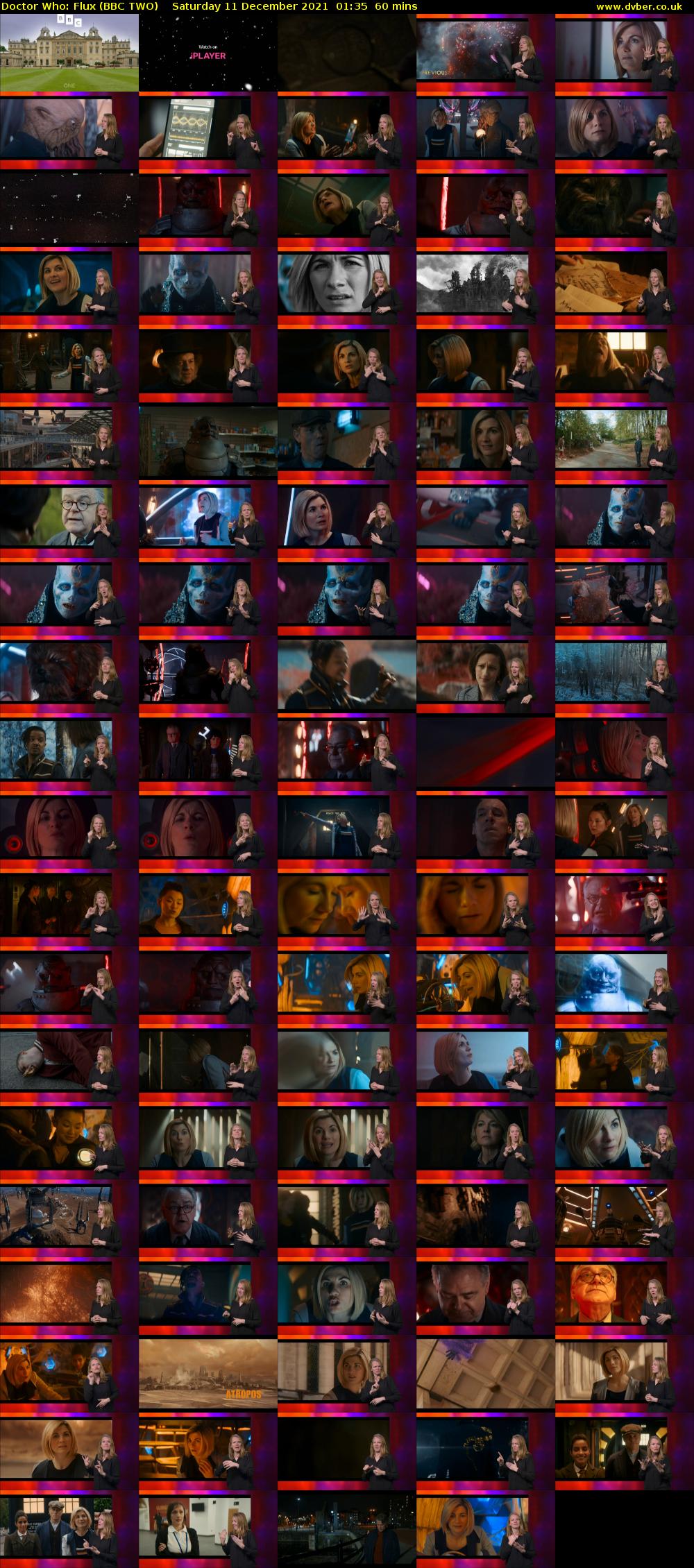 Doctor Who: Flux (BBC TWO) Saturday 11 December 2021 01:35 - 02:35