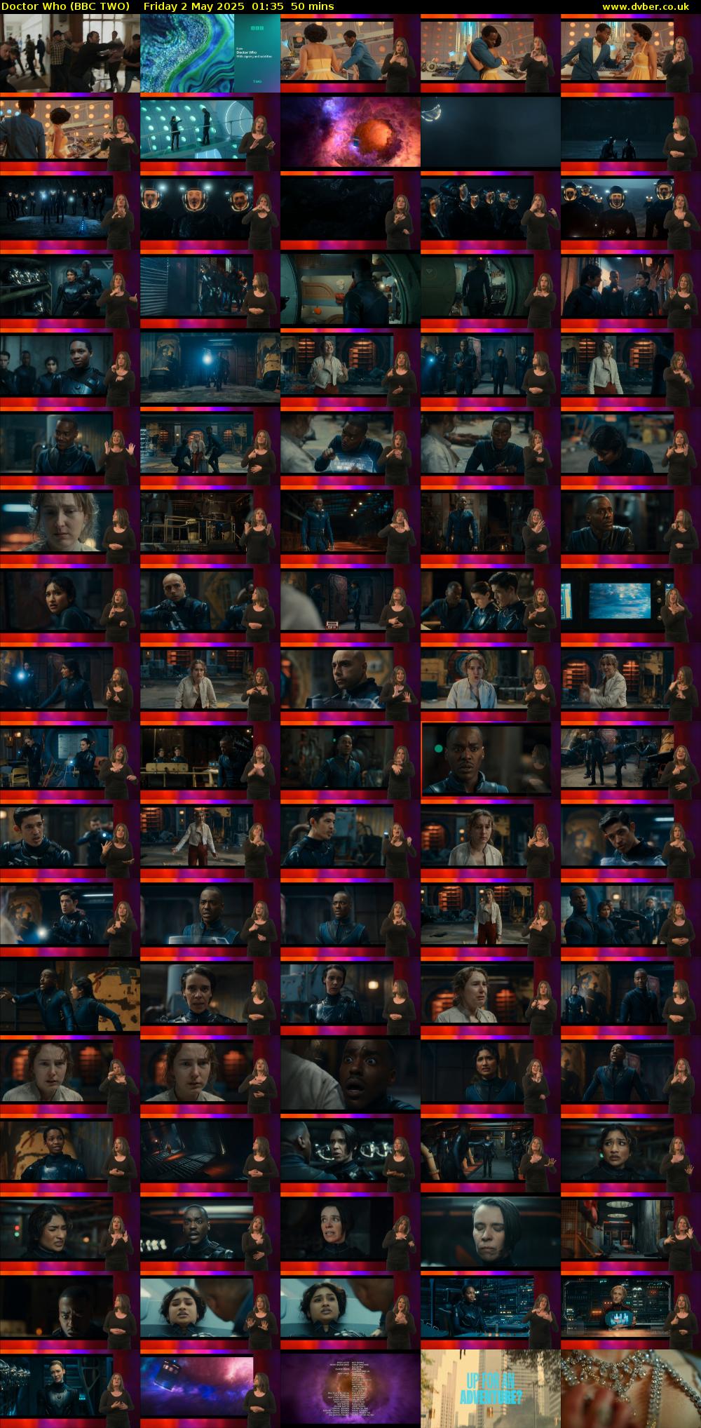 Doctor Who (BBC TWO) Friday 2 May 2025 01:35 - 02:25