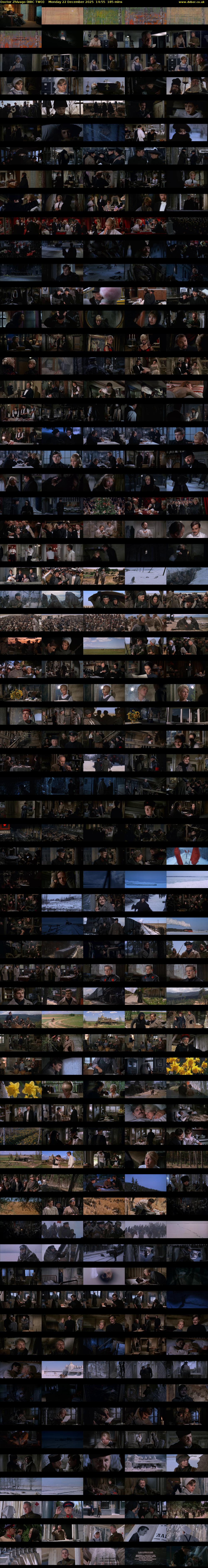 Doctor Zhivago (BBC TWO) Monday 22 December 2025 14:55 - 18:00