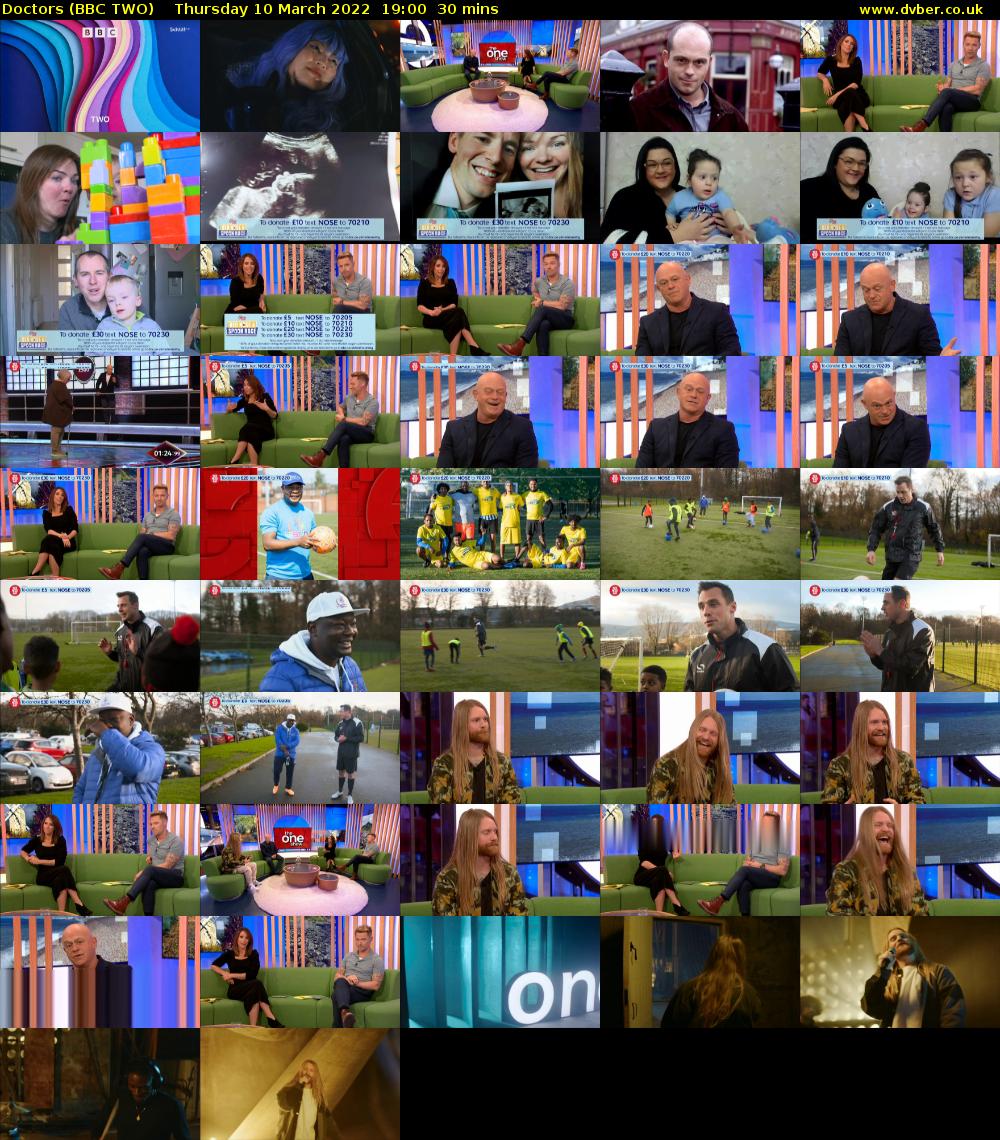 Doctors (BBC TWO) Thursday 10 March 2022 19:00 - 19:30