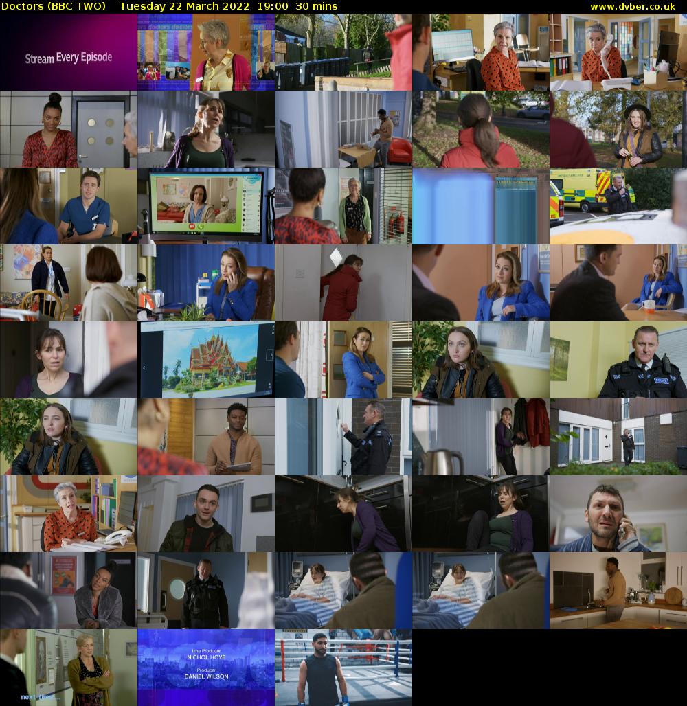 Doctors (BBC TWO) Tuesday 22 March 2022 19:00 - 19:30
