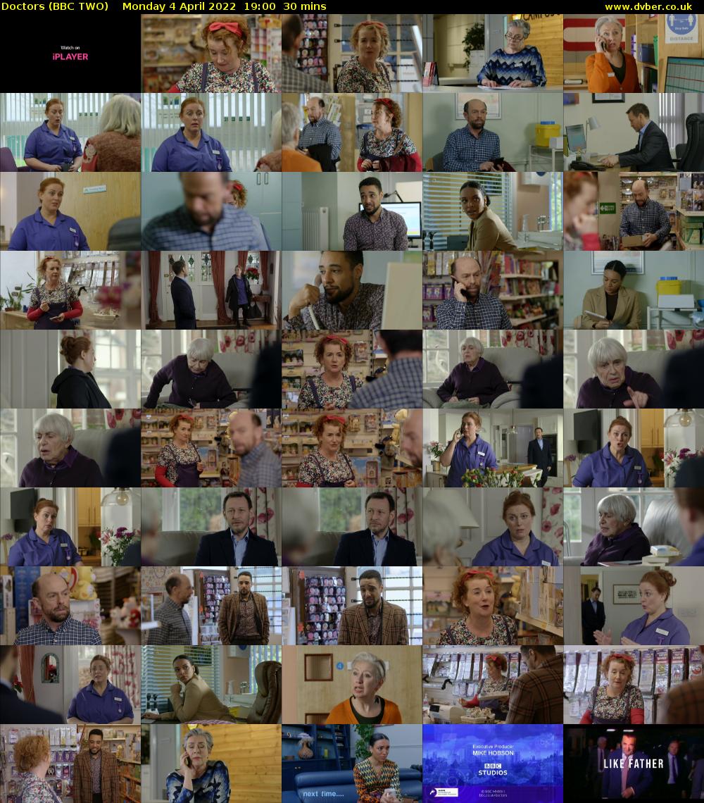 Doctors (BBC TWO) Monday 4 April 2022 19:00 - 19:30