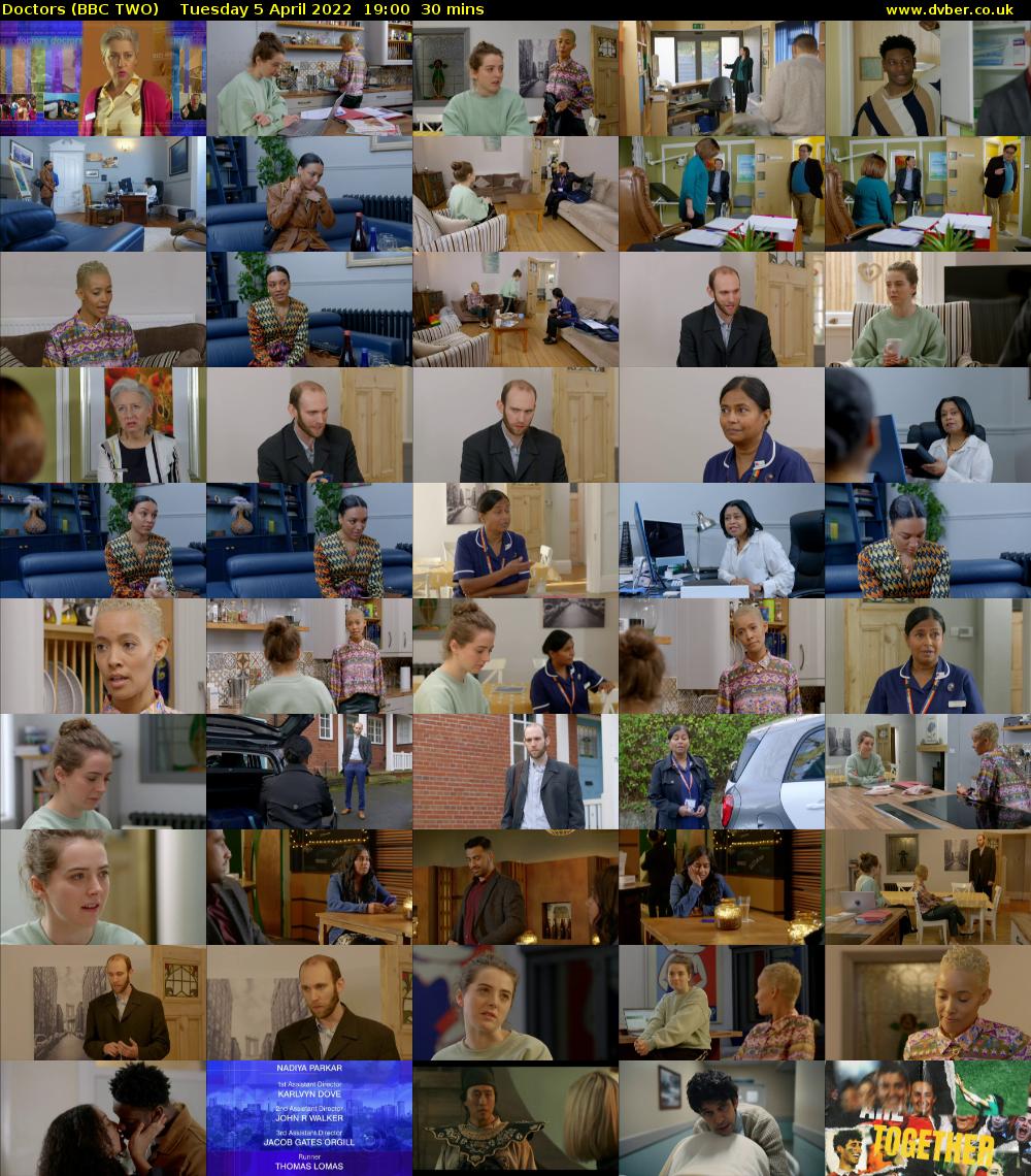 Doctors (BBC TWO) Tuesday 5 April 2022 19:00 - 19:30