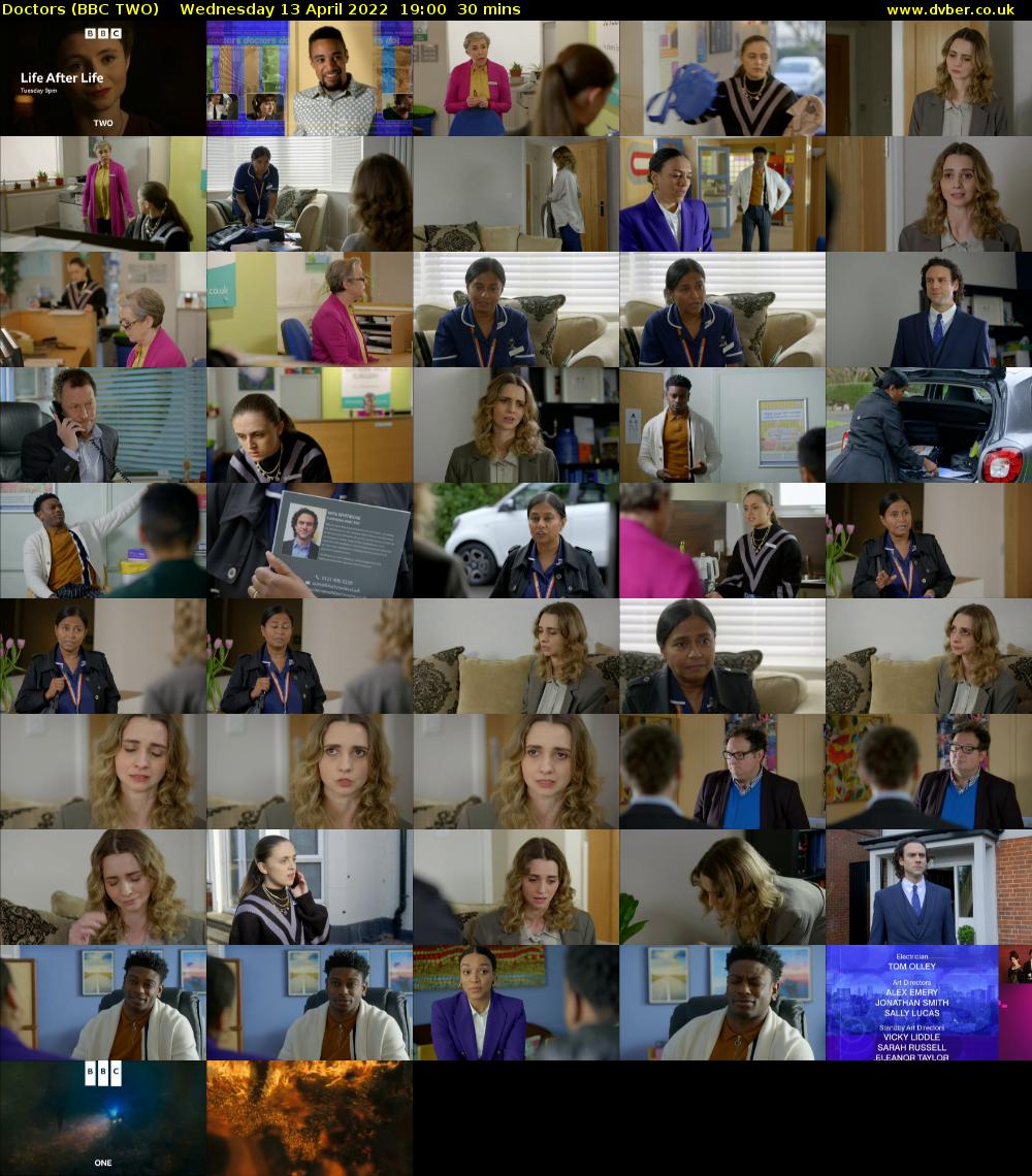 Doctors (BBC TWO) Wednesday 13 April 2022 19:00 - 19:30