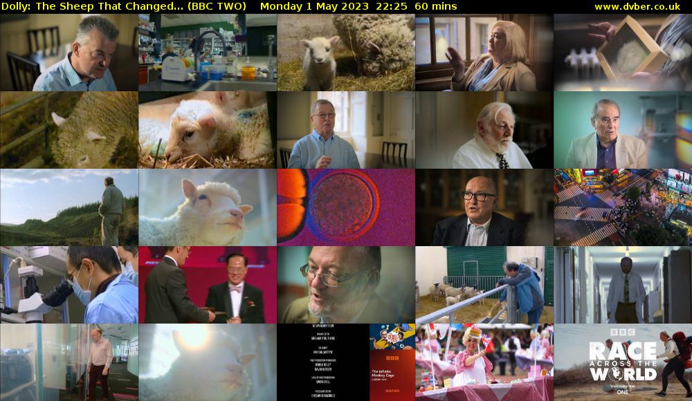 Dolly: The Sheep that Changed... (BBC TWO) Monday 1 May 2023 22:25 - 23:25