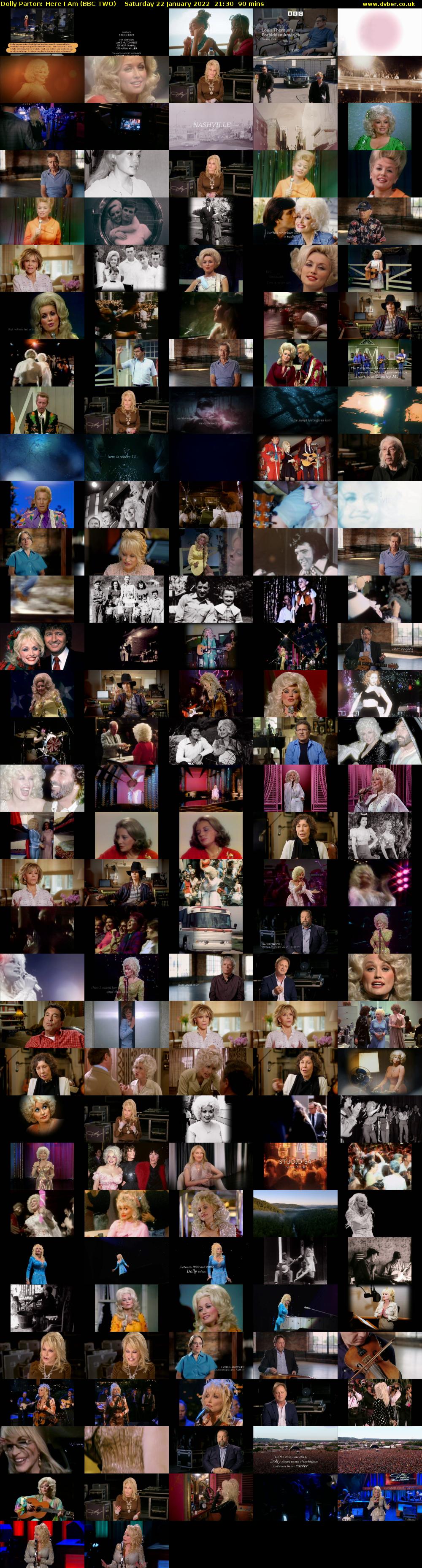 Dolly Parton: Here I Am (BBC TWO) Saturday 22 January 2022 21:30 - 23:00