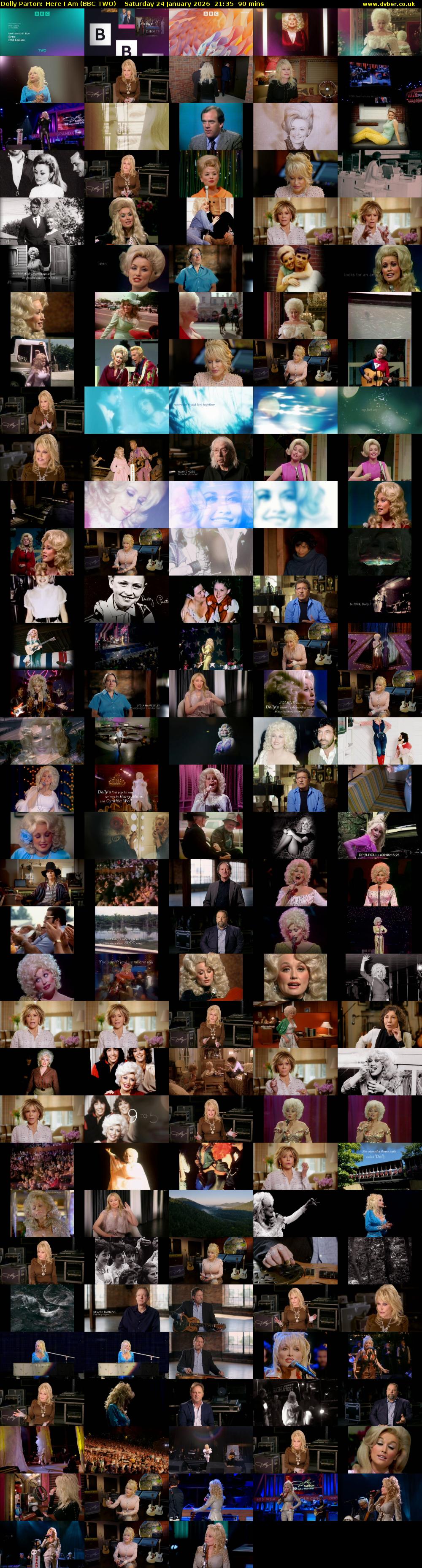 Dolly Parton: Here I Am (BBC TWO) Saturday 24 January 2026 21:35 - 23:05
