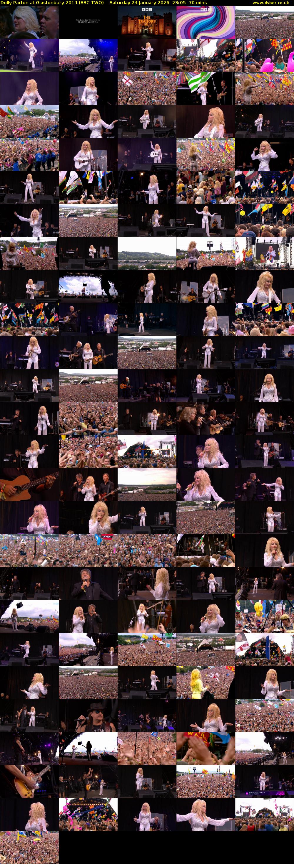 Dolly Parton at Glastonbury 2014 (BBC TWO) Saturday 24 January 2026 23:05 - 00:15