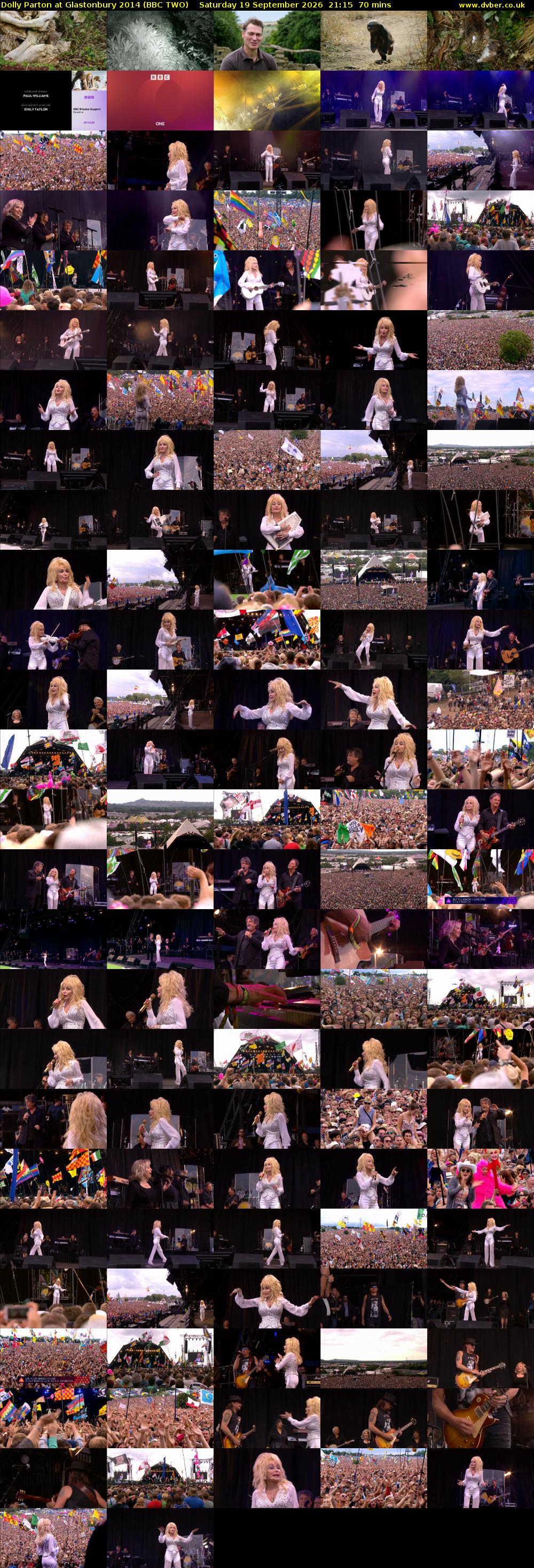 Dolly Parton at Glastonbury 2014 (BBC TWO) Saturday 19 September 2026 21:15 - 22:25