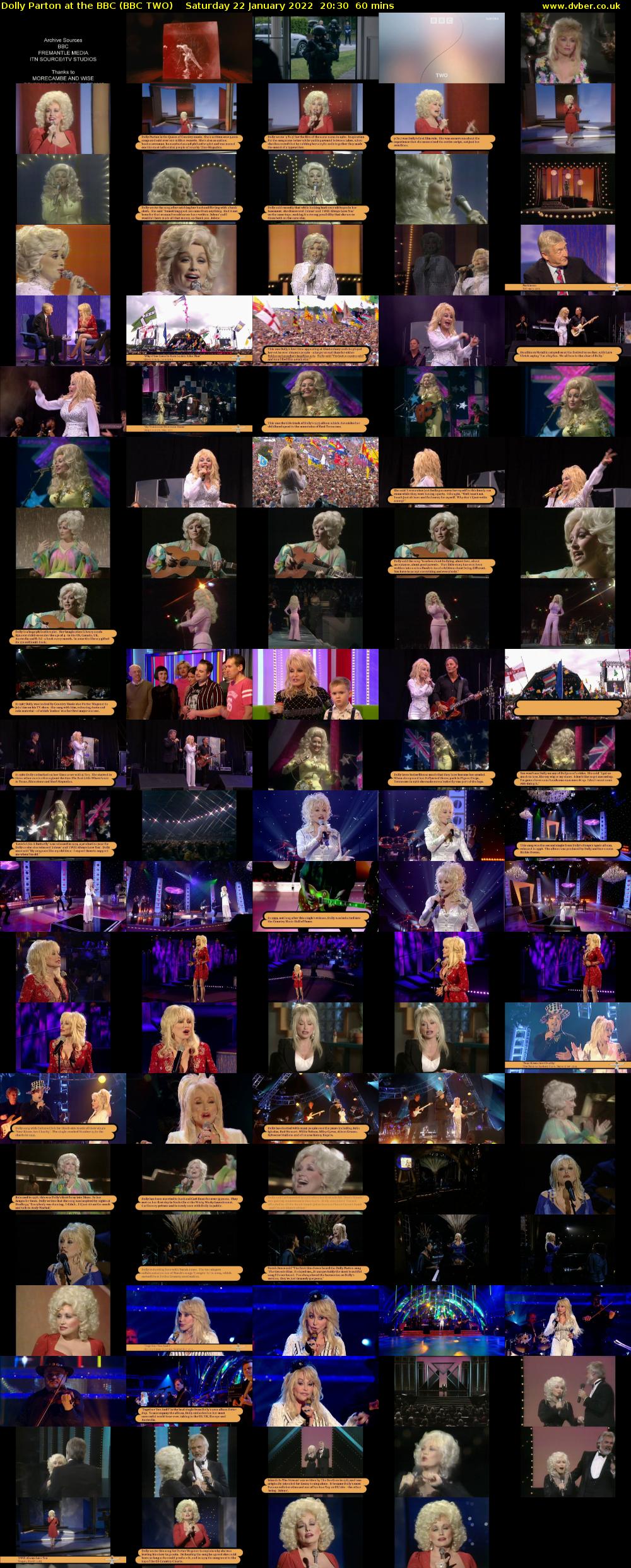 Dolly Parton at the BBC (BBC TWO) Saturday 22 January 2022 20:30 - 21:30