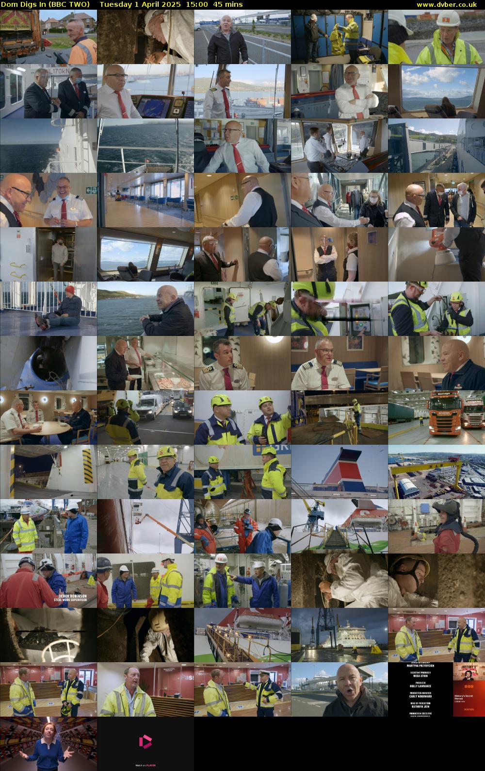 Dom Digs In (BBC TWO) Tuesday 1 April 2025 15:00 - 15:45