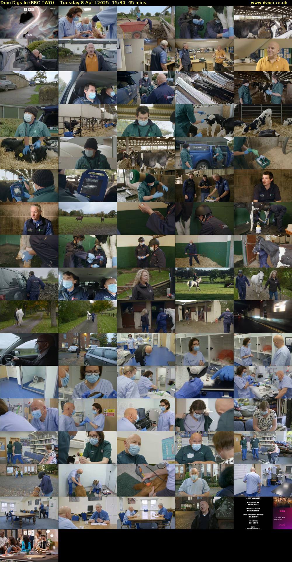 Dom Digs In (BBC TWO) Tuesday 8 April 2025 15:30 - 16:15