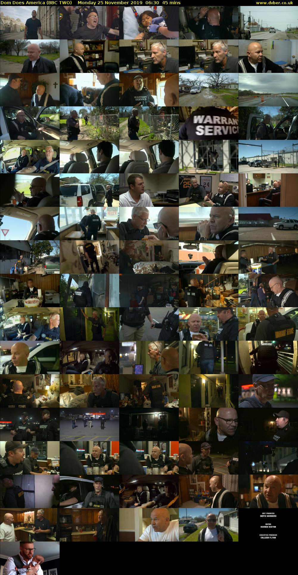 Dom Does America (BBC TWO) Monday 25 November 2019 06:30 - 07:15