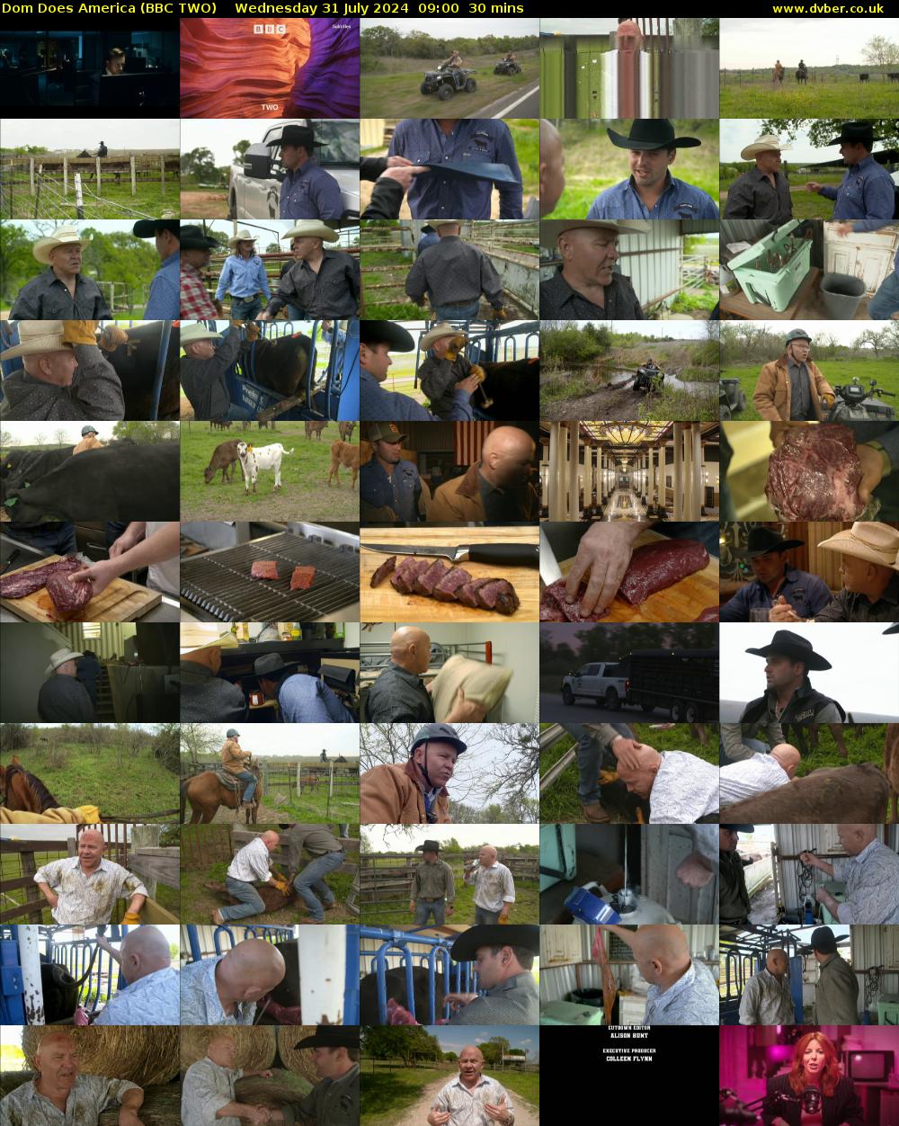 Dom Does America (BBC TWO) Wednesday 31 July 2024 09:00 - 09:30