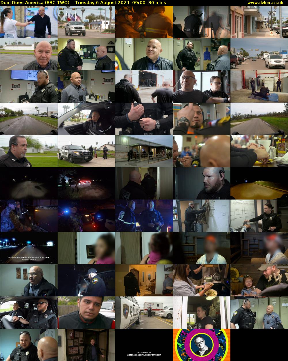 Dom Does America (BBC TWO) Tuesday 6 August 2024 09:00 - 09:30