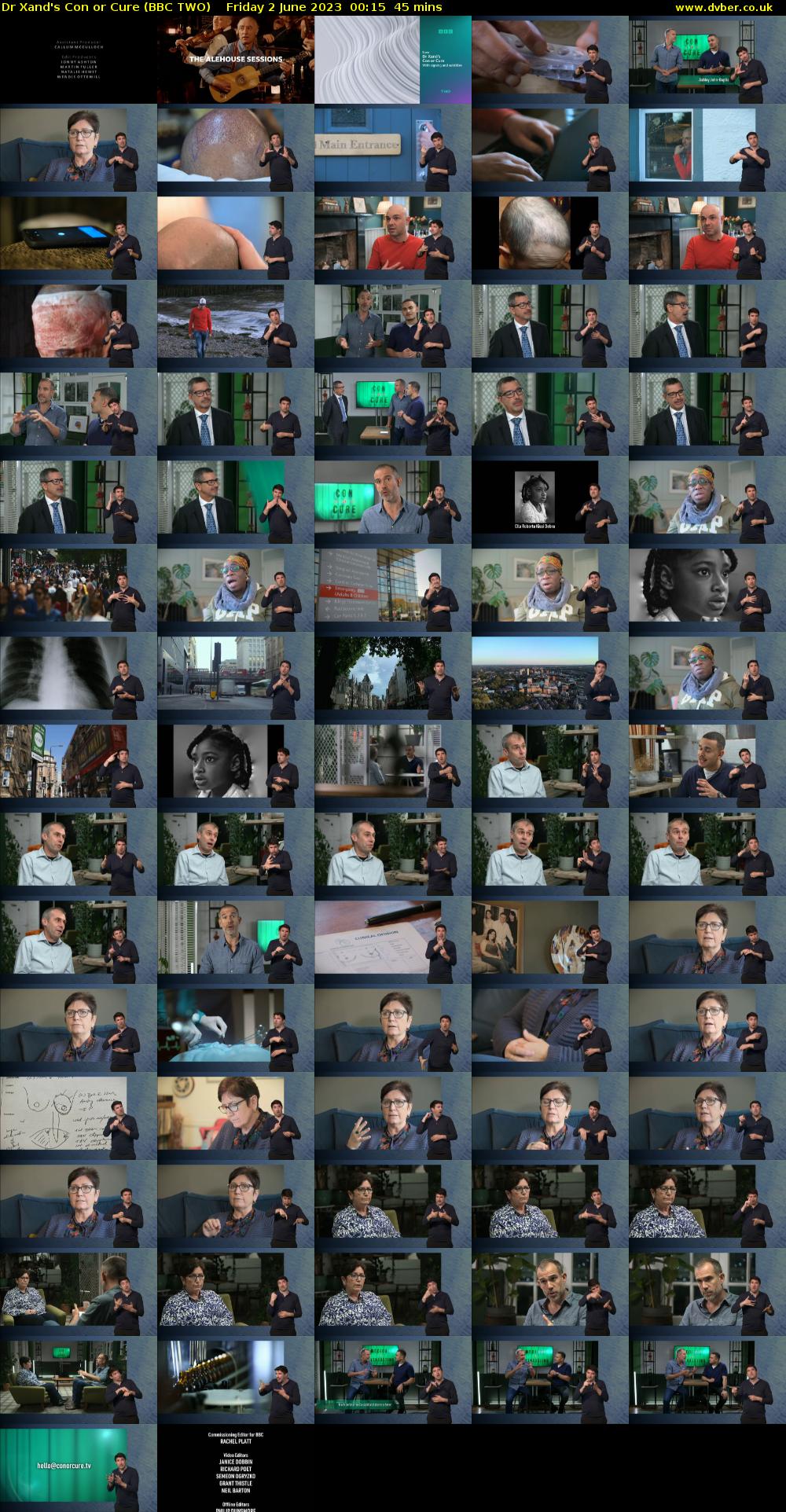 Dr Xand's Con or Cure (BBC TWO) Friday 2 June 2023 00:15 - 01:00
