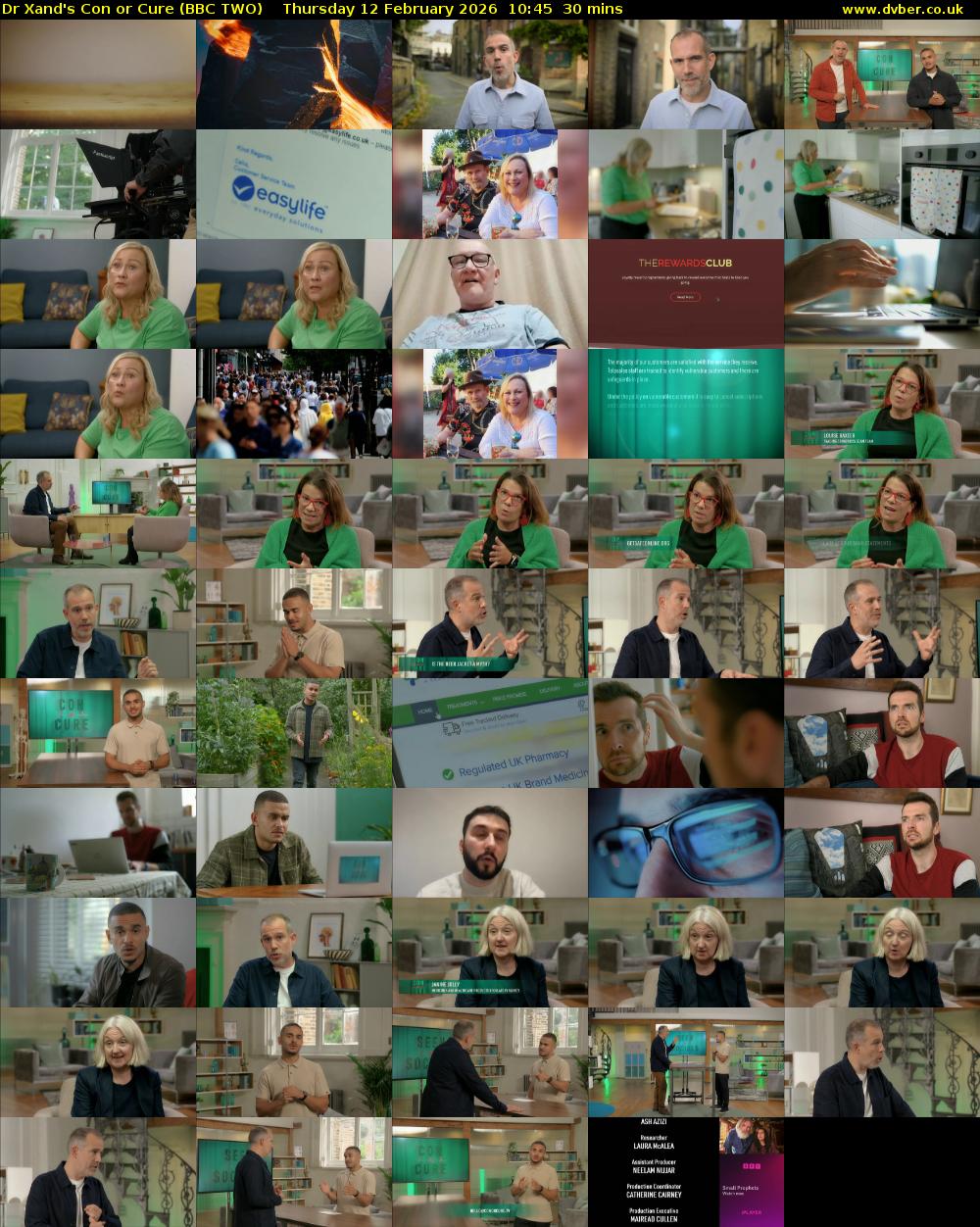 Dr Xand's Con or Cure (BBC TWO) Thursday 12 February 2026 10:45 - 11:15