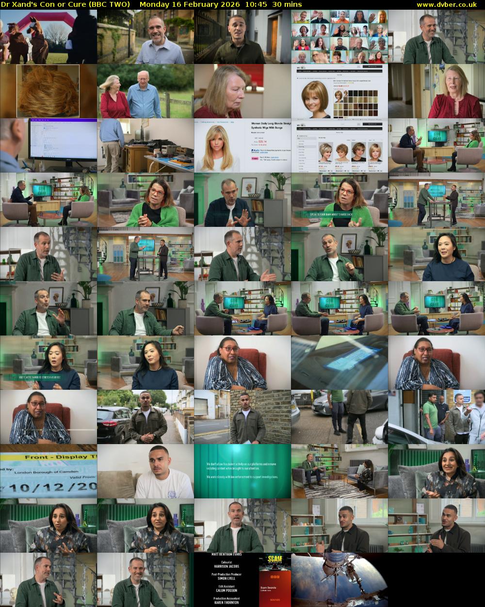 Dr Xand's Con or Cure (BBC TWO) Monday 16 February 2026 10:45 - 11:15