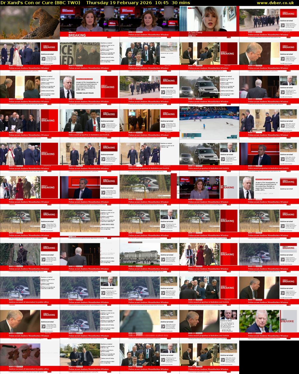 Dr Xand's Con or Cure (BBC TWO) Thursday 19 February 2026 10:45 - 11:15