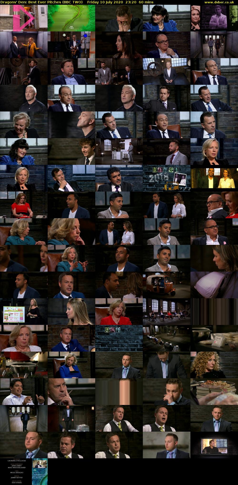 Dragons' Den: Best Ever Pitches (BBC TWO) Friday 10 July 2020 23:20 - 00:20