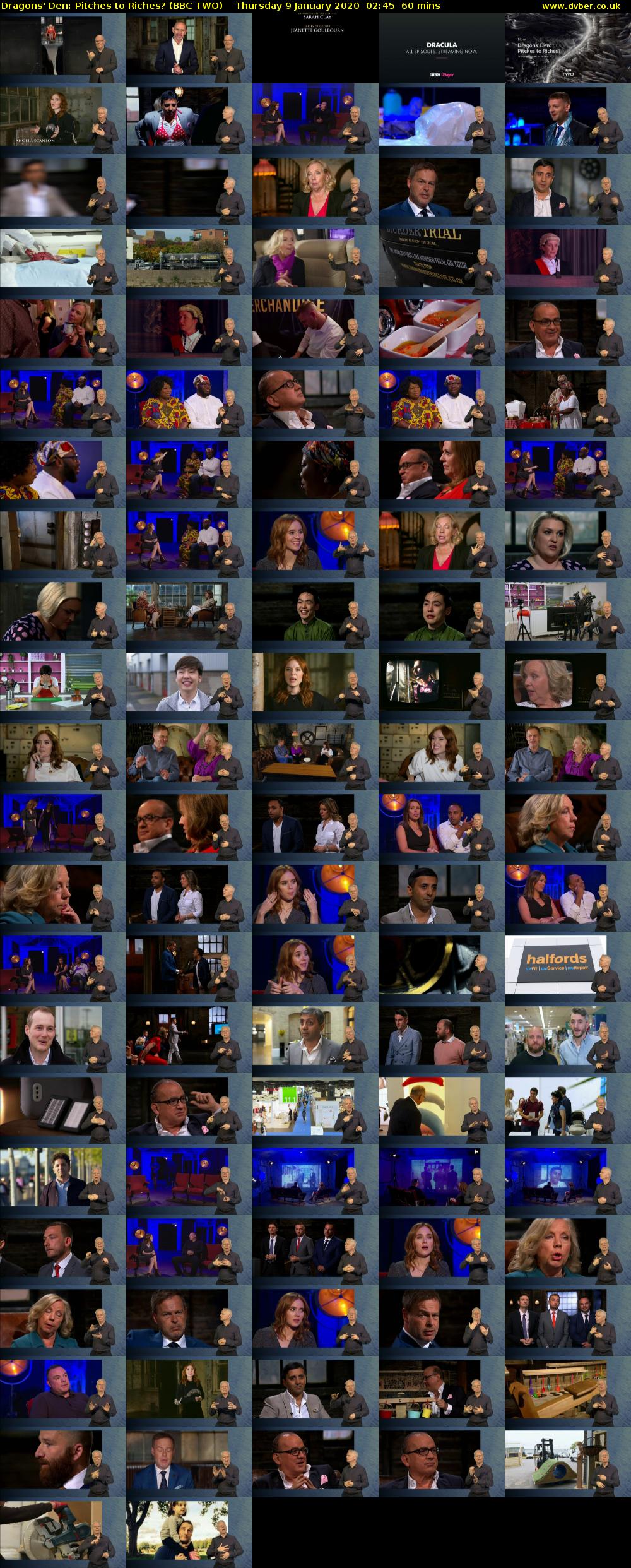 Dragons' Den: Pitches to Riches? (BBC TWO) Thursday 9 January 2020 02:45 - 03:45