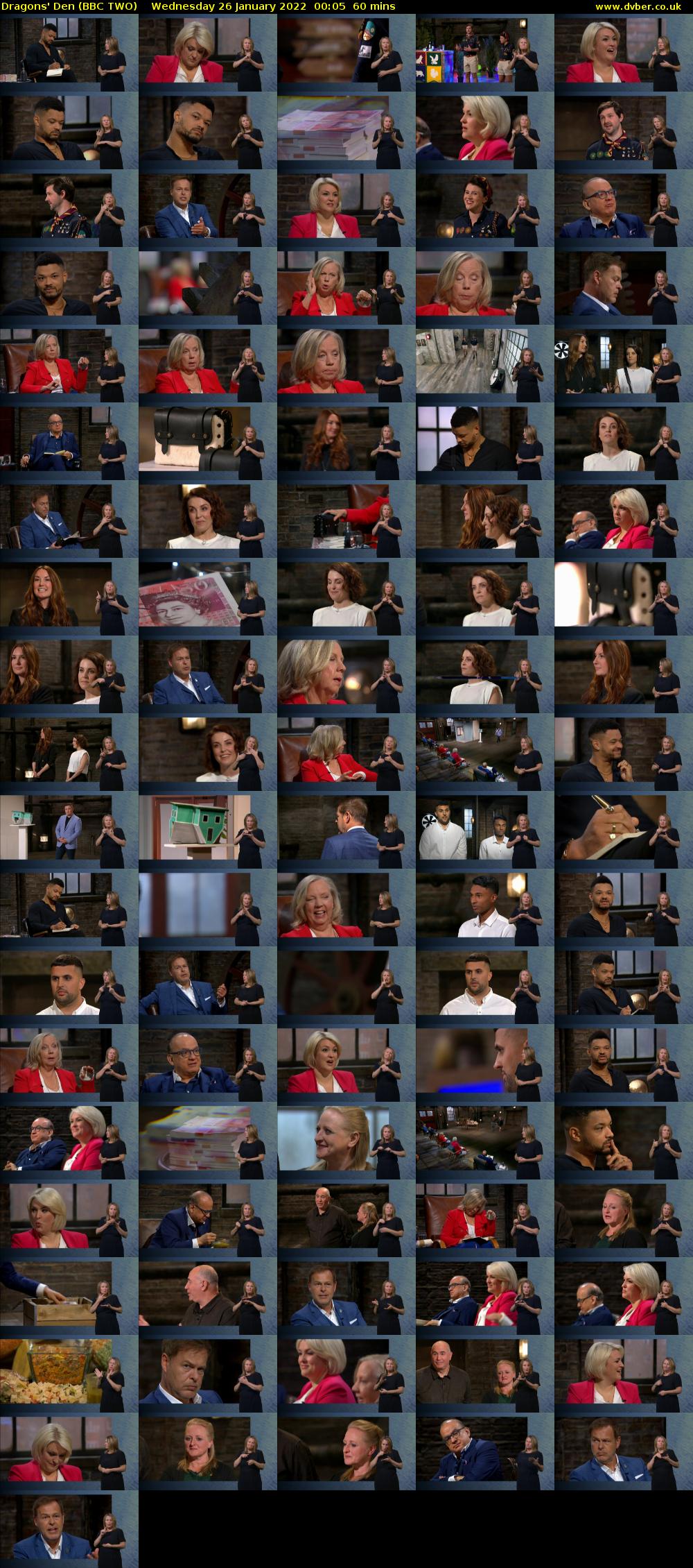 Dragons' Den (BBC TWO) Wednesday 26 January 2022 00:05 - 01:05