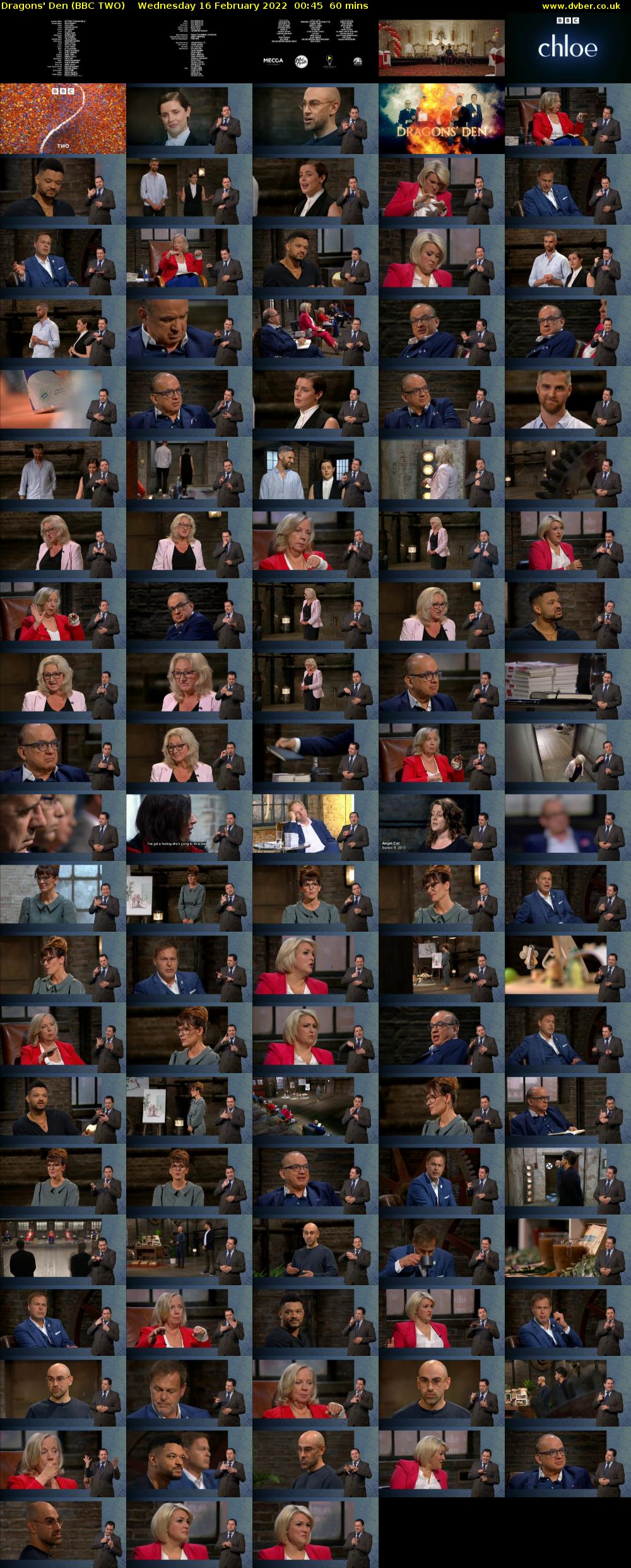 Dragons' Den (BBC TWO) Wednesday 16 February 2022 00:45 - 01:45