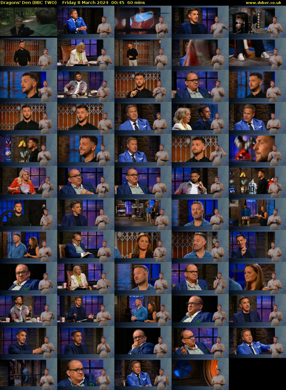 Dragons' Den (BBC TWO) Friday 8 March 2024 00:45 - 01:45