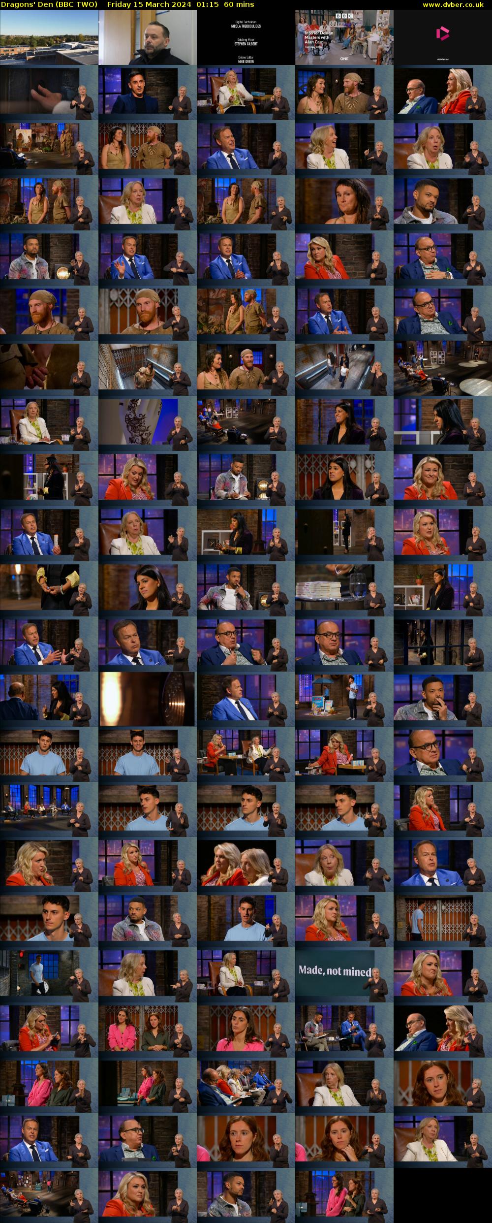 Dragons' Den (BBC TWO) Friday 15 March 2024 01:15 - 02:15