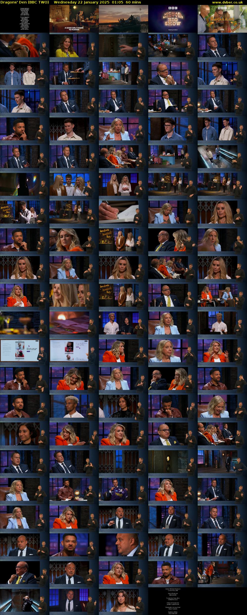 Dragons' Den (BBC TWO) Wednesday 22 January 2025 01:05 - 02:05