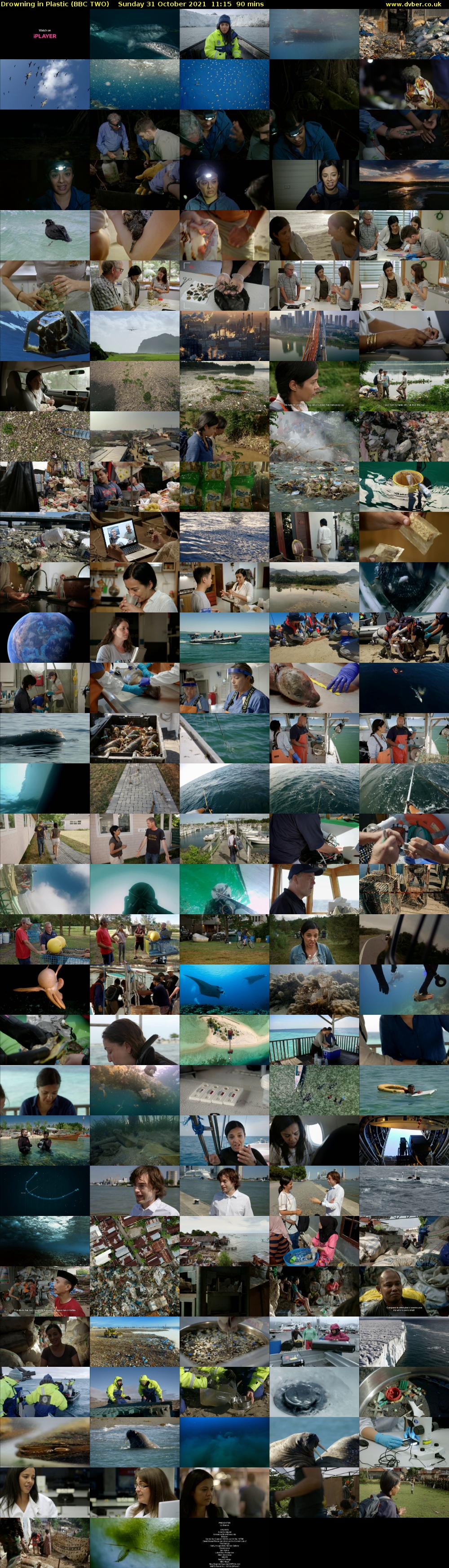 Drowning in Plastic (BBC TWO) Sunday 31 October 2021 11:15 - 12:45