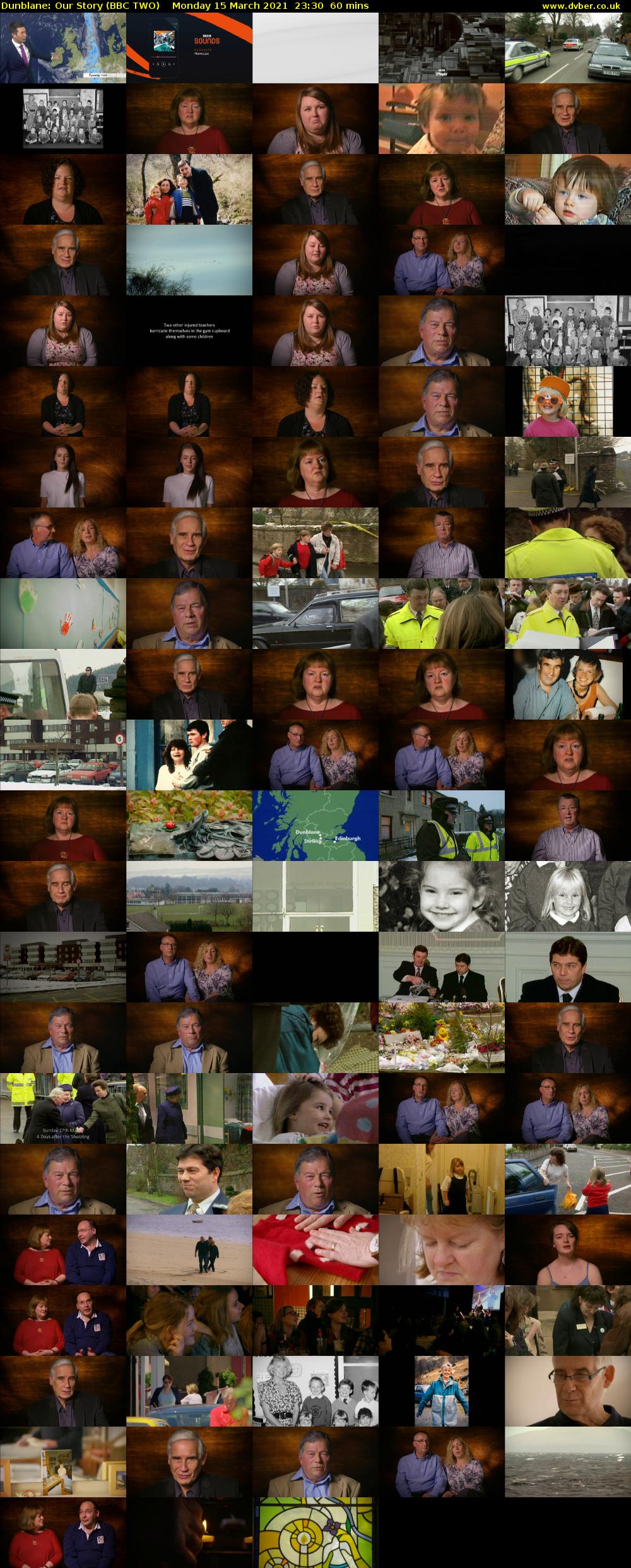 Dunblane: Our Story (BBC TWO) Monday 15 March 2021 23:30 - 00:30