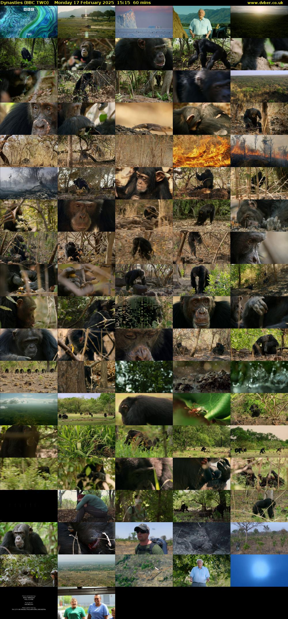 Dynasties (BBC TWO) Monday 17 February 2025 15:15 - 16:15